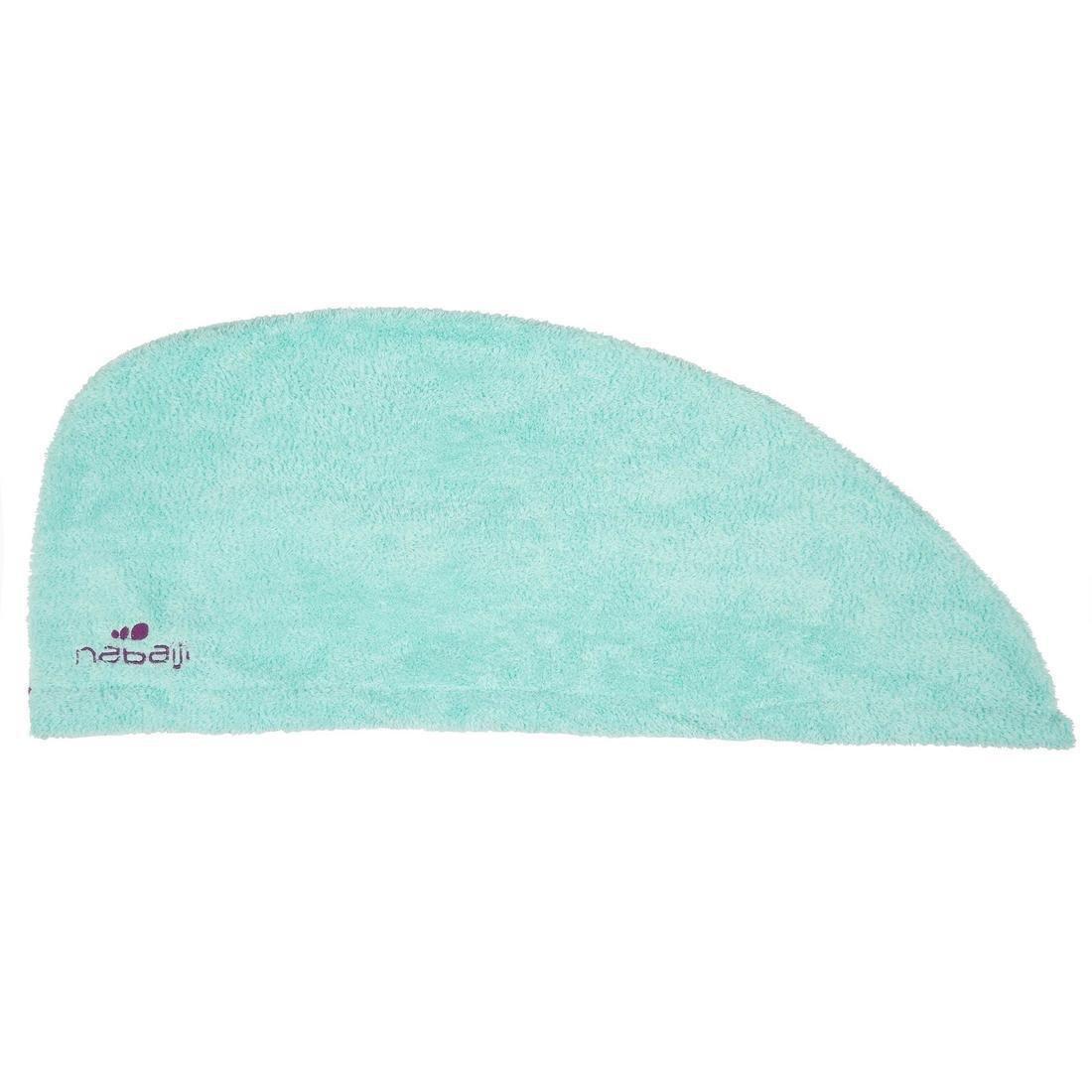 Soft microfibre hair towel, Aqua, , large image number 11