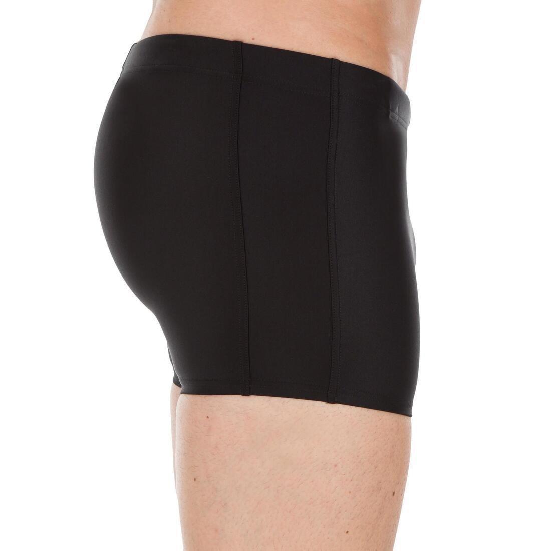 Medium  Men's Swimming Boxers 100 PLUS - Black, , large image number 3