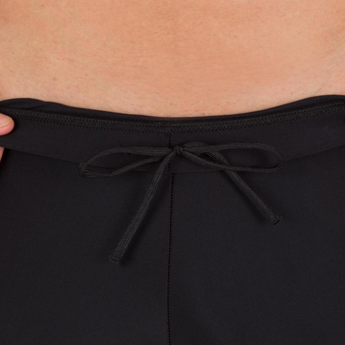 Medium  Men's Swimming Boxers 100 PLUS - Black, , large image number 5