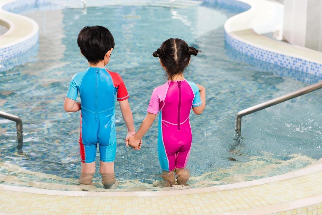 12M  Kloupi Baby's Printed Shorty Swimsuit - Blue, Cyan, , large image number 5