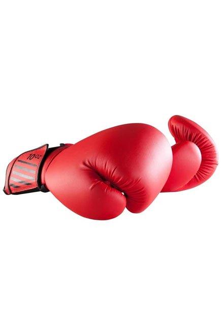 6 Oz  Beginner Boxing Gloves 100, Cherry Red, No Color, large image number 4
