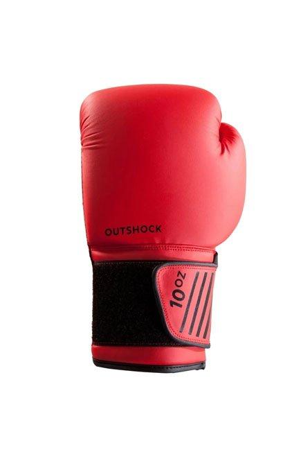 6 Oz  Beginner Boxing Gloves 100, Cherry Red, No Color, large image number 6