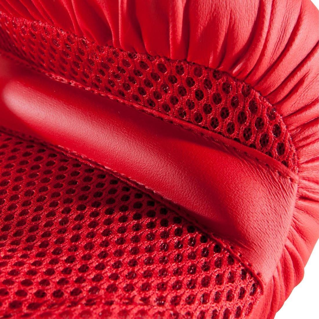 6 Oz  Beginner Boxing Gloves 100, Cherry Red, No Color, large image number 9