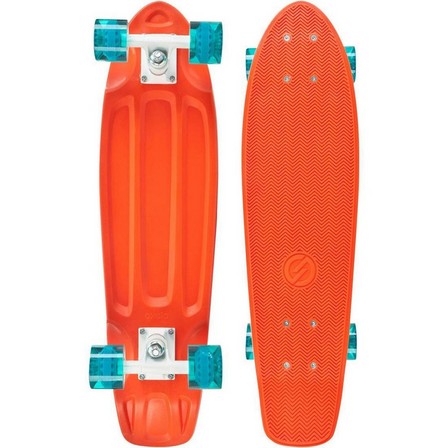 OXELO - Big Yamba Cruiser Skateboard - Blue/Coral Gradient, Teal Green