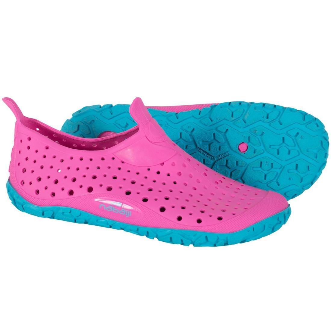 BOY'S AQUADOTS 100 POOL SHOES, Fuchsia, No Color, large image number 4
