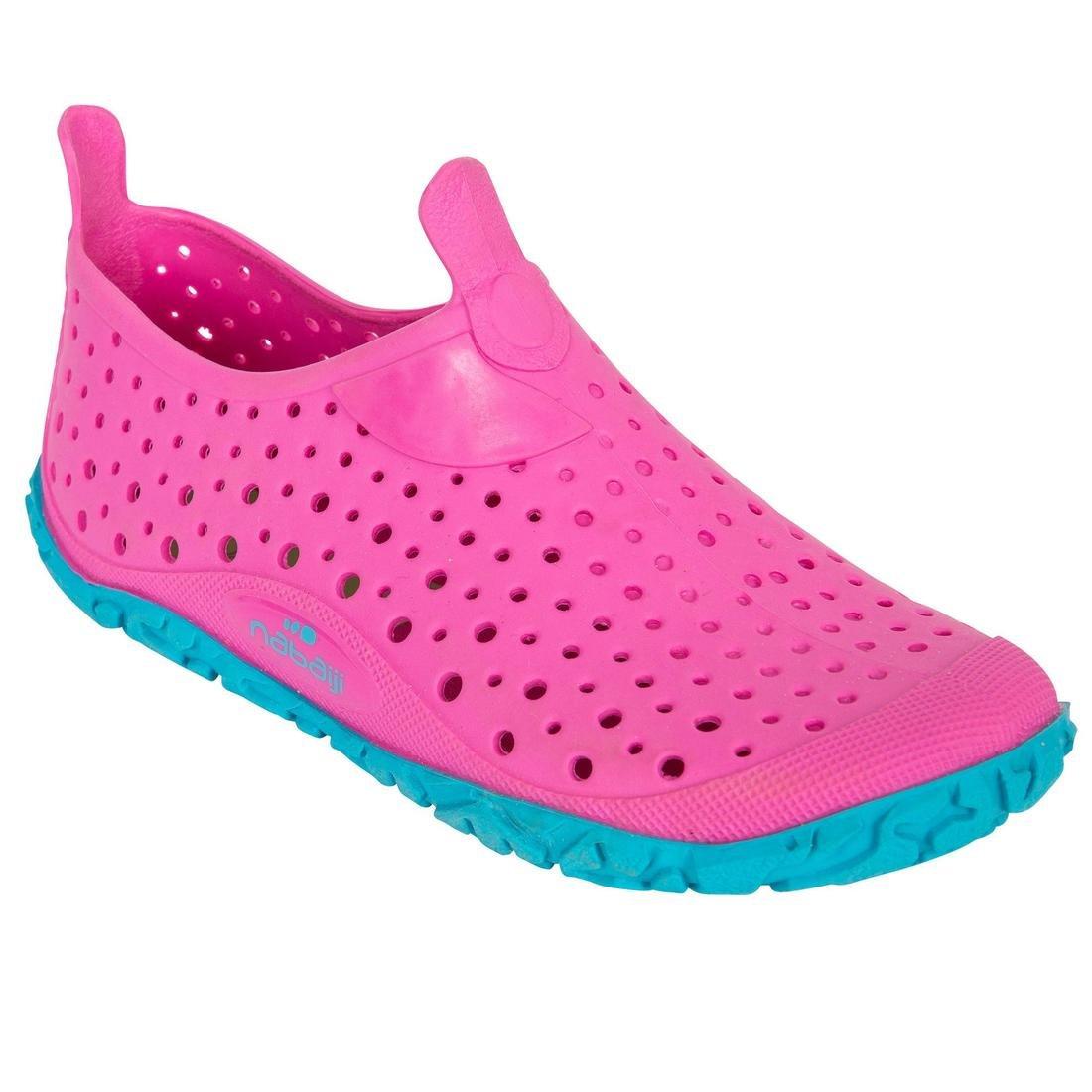 BOY'S AQUADOTS 100 POOL SHOES, Fuchsia, No Color, large image number 10