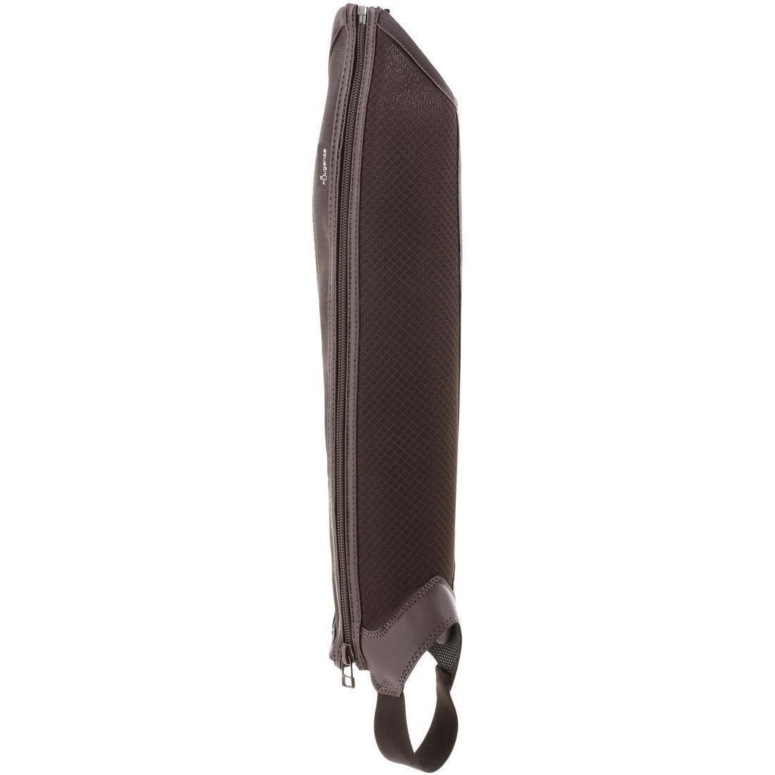 M Long  100 Mesh Adult Horse Riding Half-Chaps, Ebony, , large image number 0