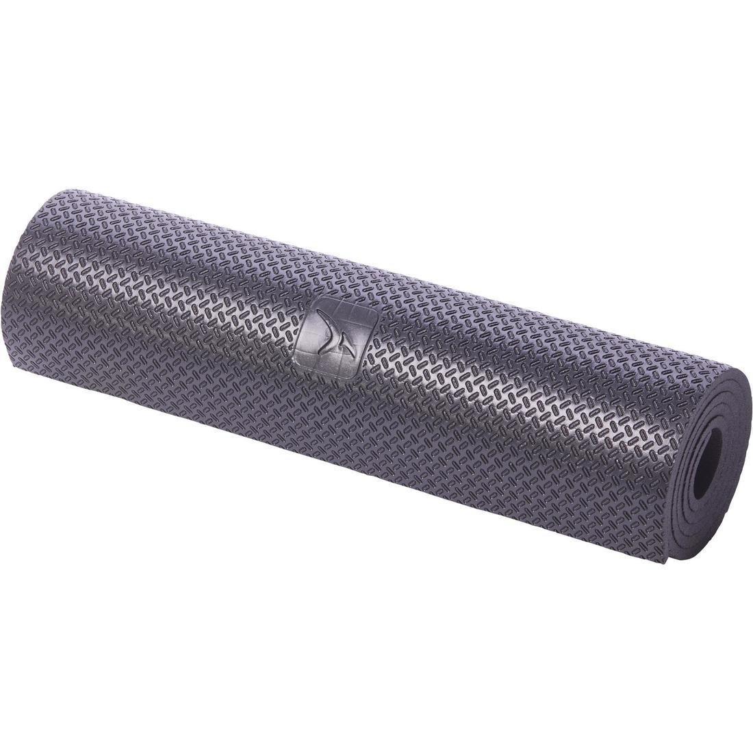 900 Pilates And Toning Shoe-Resistant Floor Mat, Black, No Color, large image number 4