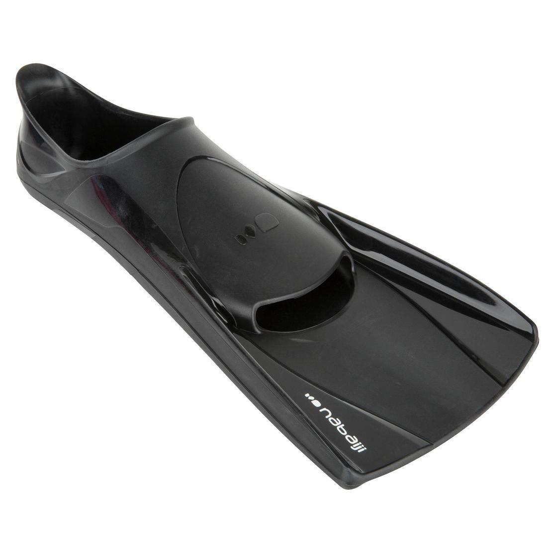 Eu 41-42  Silifins Short Swim Fins 500, Black, , large image number 0