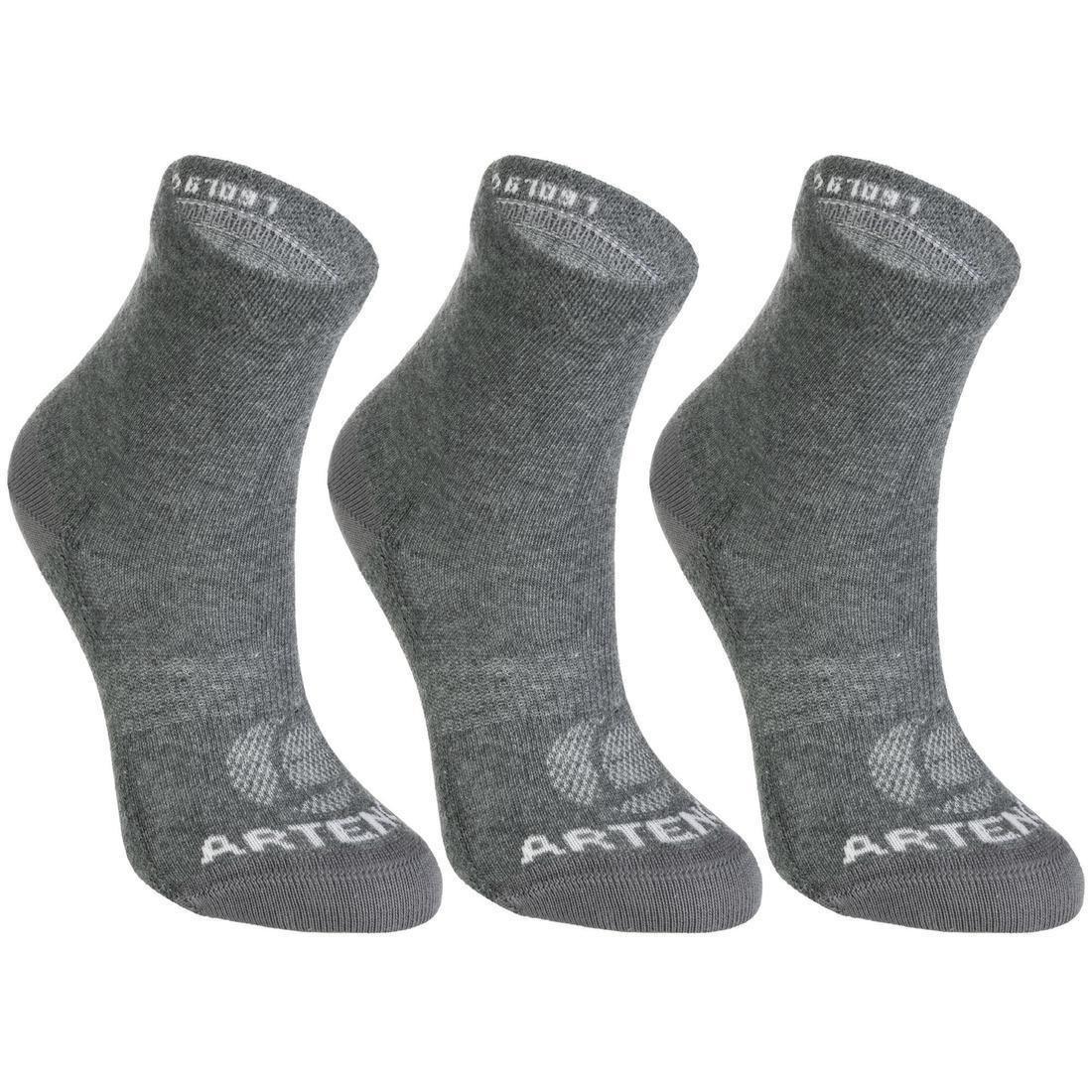 EU 27-30  Kids' High Tennis Socks Tri-Pack RS 160 Navy, Snow White, , large image number 13