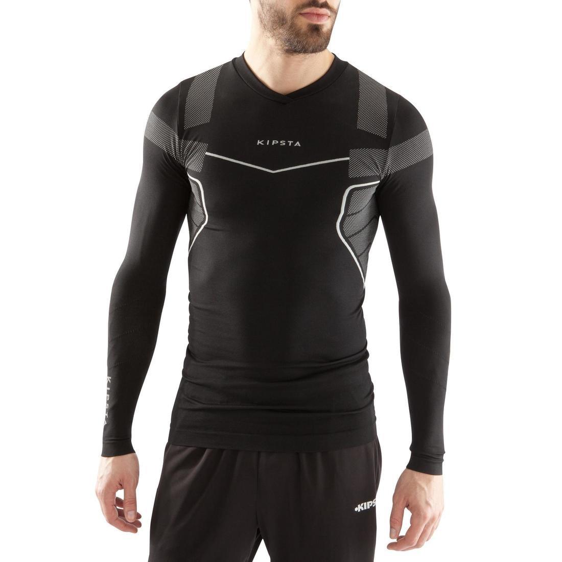 Decathlon Football Tights Underwear - Black - Adult - Keepdry 500