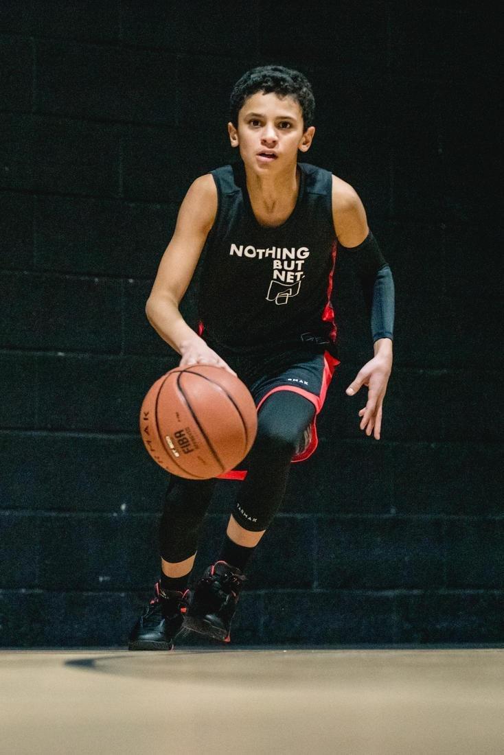 1  Boys'/Girls' Basketball Elbow Pad For Intermediate Players, No Color, large image number 10