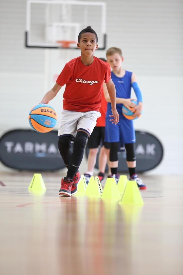 Boys'/Girls' Basketball Knee Pad For Confirmed Players - Black, No Color, large image number 4