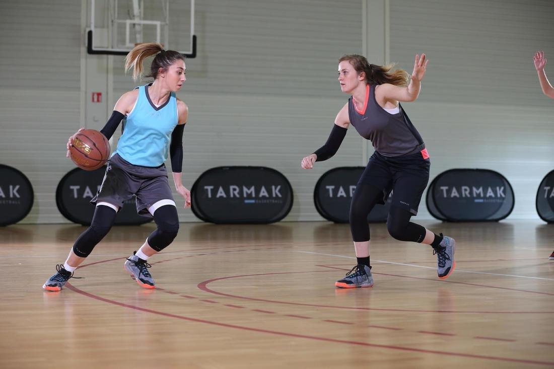 2  Adult Protective Basketball Knee Pads, Black, No Color, large image number 14