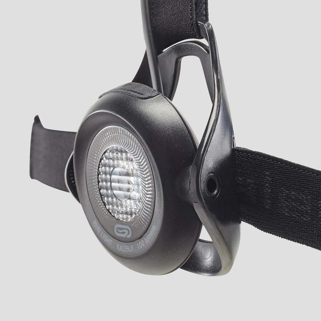 Unique Size  RUNNING TORCH RUN LIGHT 100 - BLACK, Black, , large image number 2