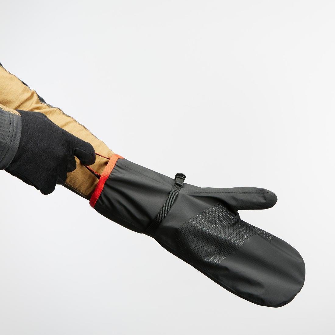 M/L  Adult Waterproof Over-Gloves - Black, , large image number 2