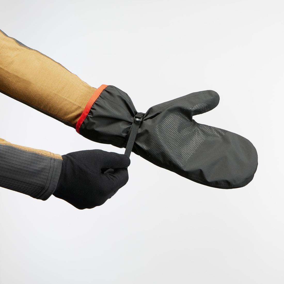 M/L  Adult Waterproof Over-Gloves - Black, , large image number 3
