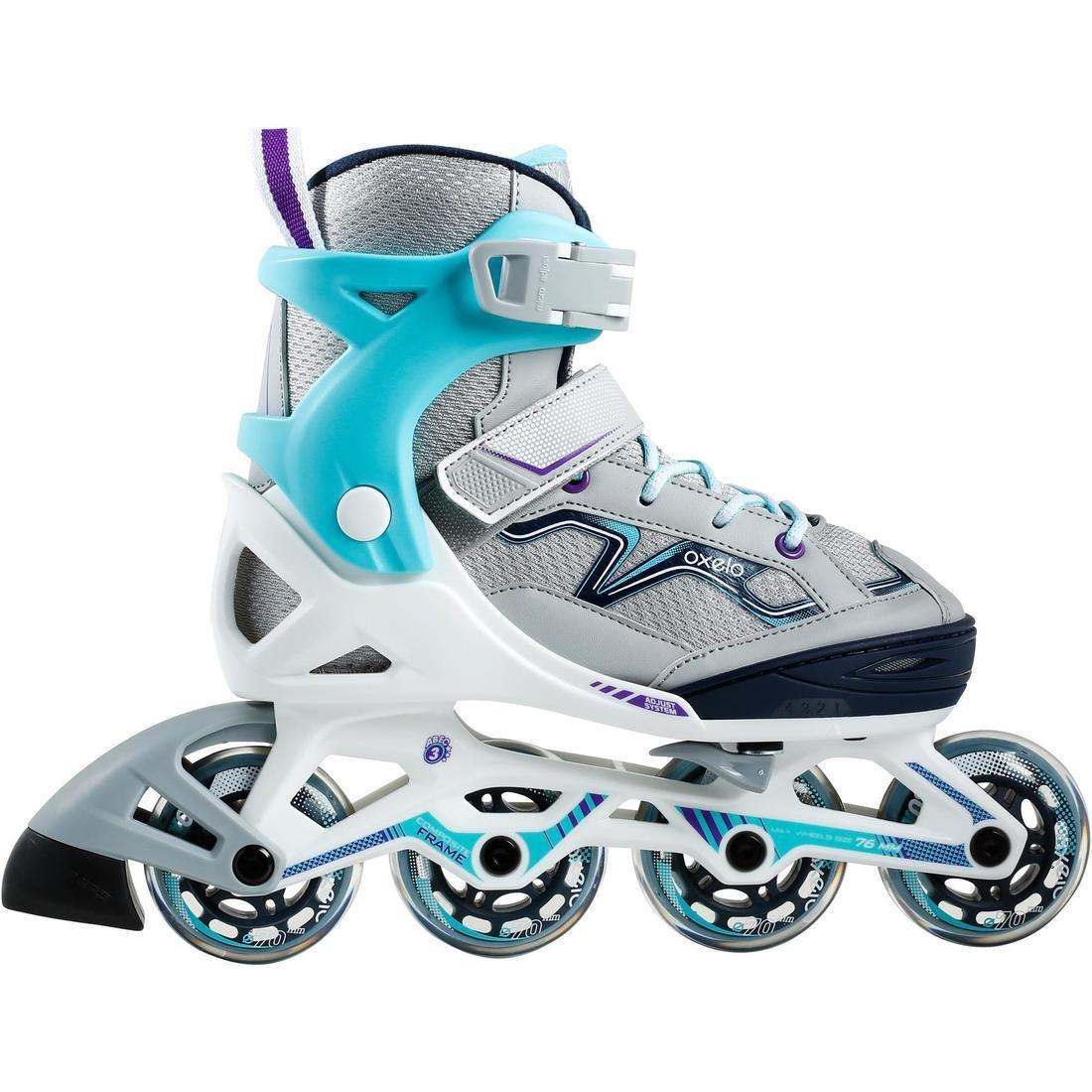 EU 32-35  Fit 3 Kids' Fitness Skates, Fluo Blood Orange, , large image number 3