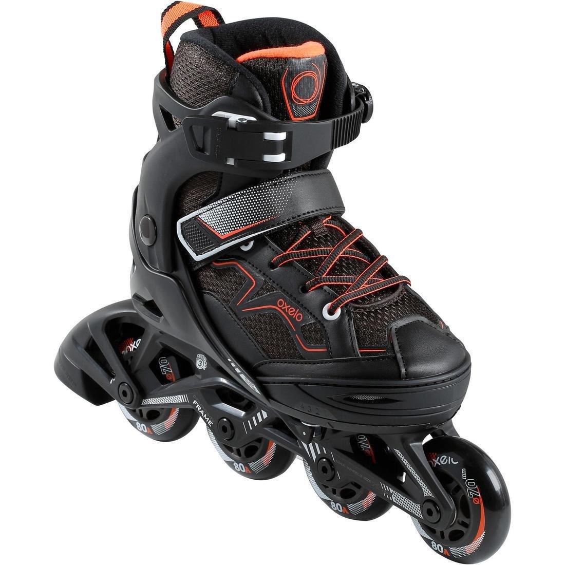 EU 32-35  Fit 3 Kids' Fitness Skates, Fluo Blood Orange, , large image number 6