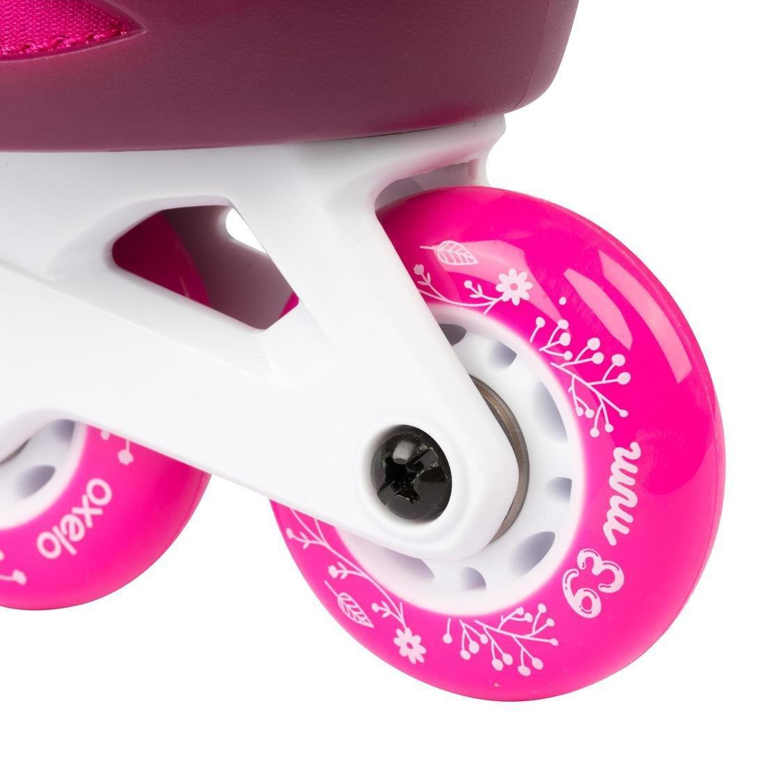 EU 28-30  Play 5 Kids' Skates, Magenta, No Color, large image number 3