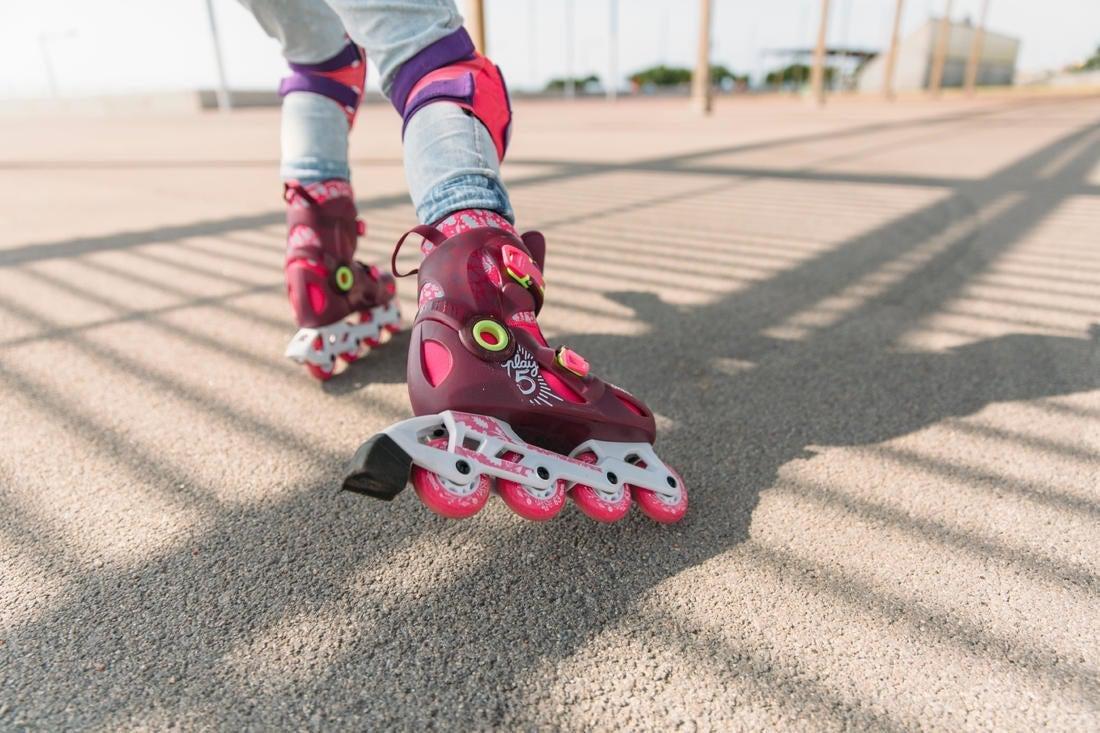 EU 28-30  Play 5 Kids' Skates, Magenta, No Color, large image number 6