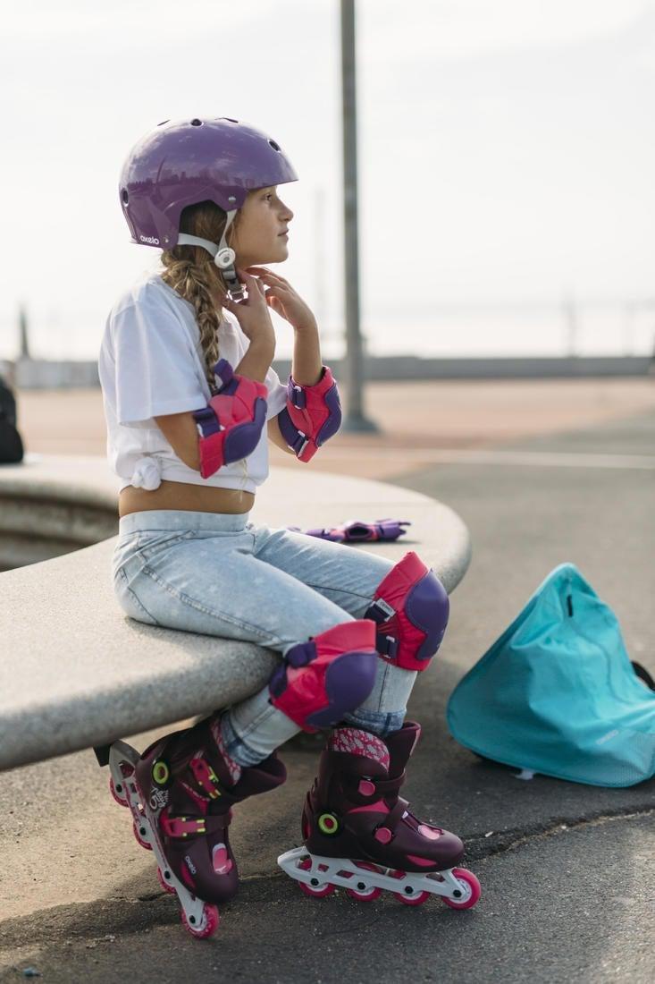 EU 28-30  Play 5 Kids' Skates, Magenta, No Color, large image number 8