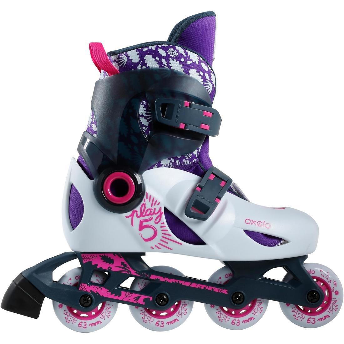 EU 28-30  Play 5 Kids' Skates, Magenta, No Color, large image number 10