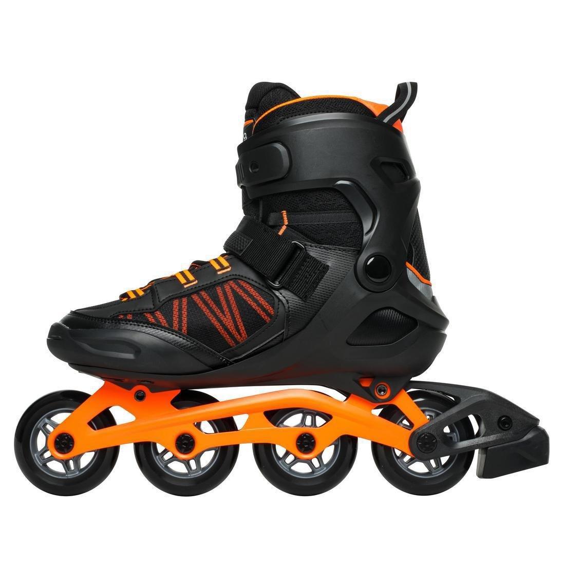 EU 45  FIT500 Inline Fitness Skates, Fluo Blood Orange, No Color, large image number 2
