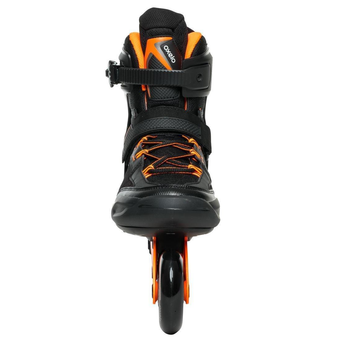 EU 45  FIT500 Inline Fitness Skates, Fluo Blood Orange, No Color, large image number 3