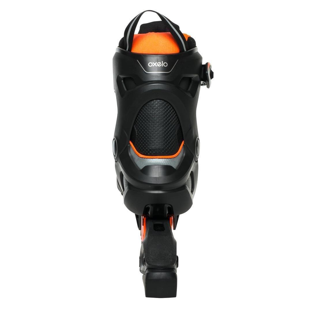 EU 45  FIT500 Inline Fitness Skates, Fluo Blood Orange, No Color, large image number 4