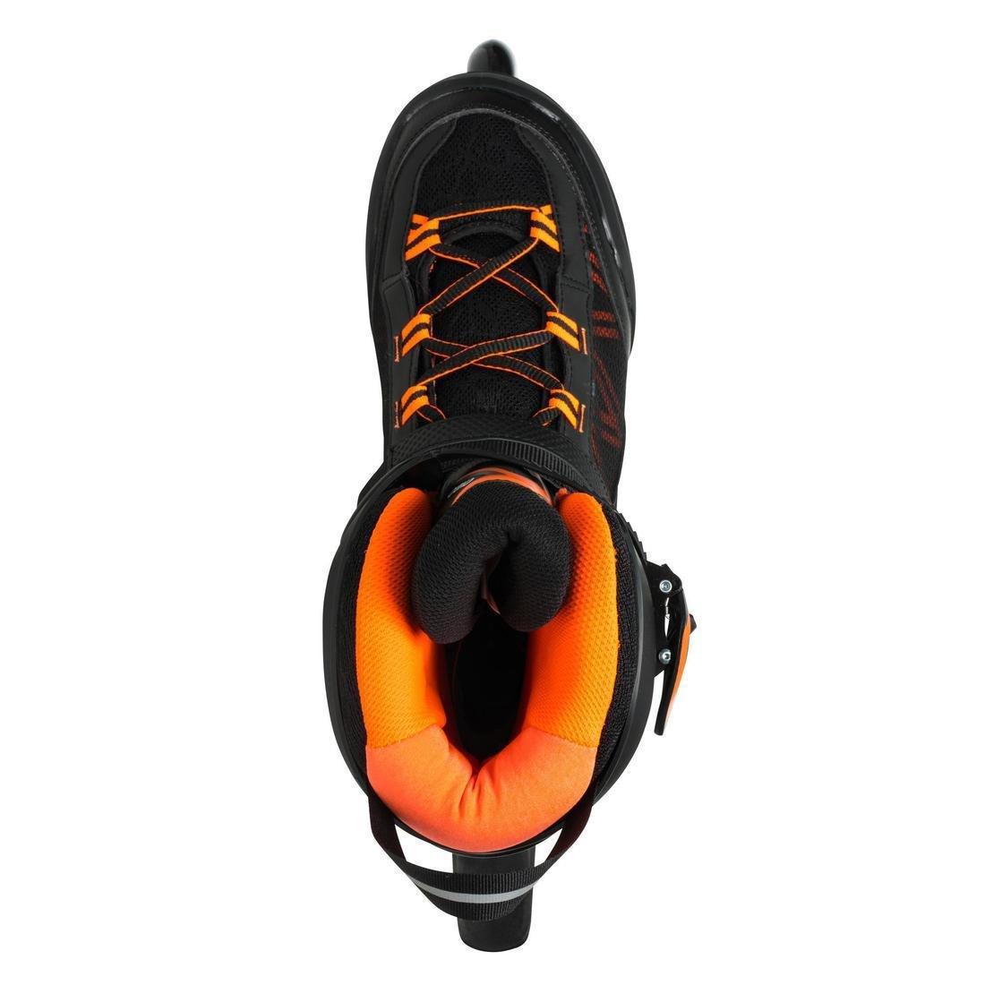 EU 45  FIT500 Inline Fitness Skates, Fluo Blood Orange, No Color, large image number 5