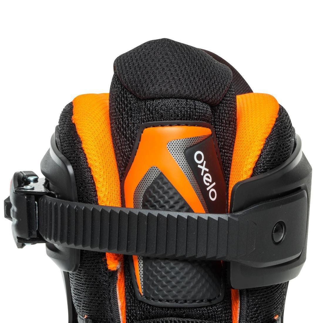 EU 45  FIT500 Inline Fitness Skates, Fluo Blood Orange, No Color, large image number 7