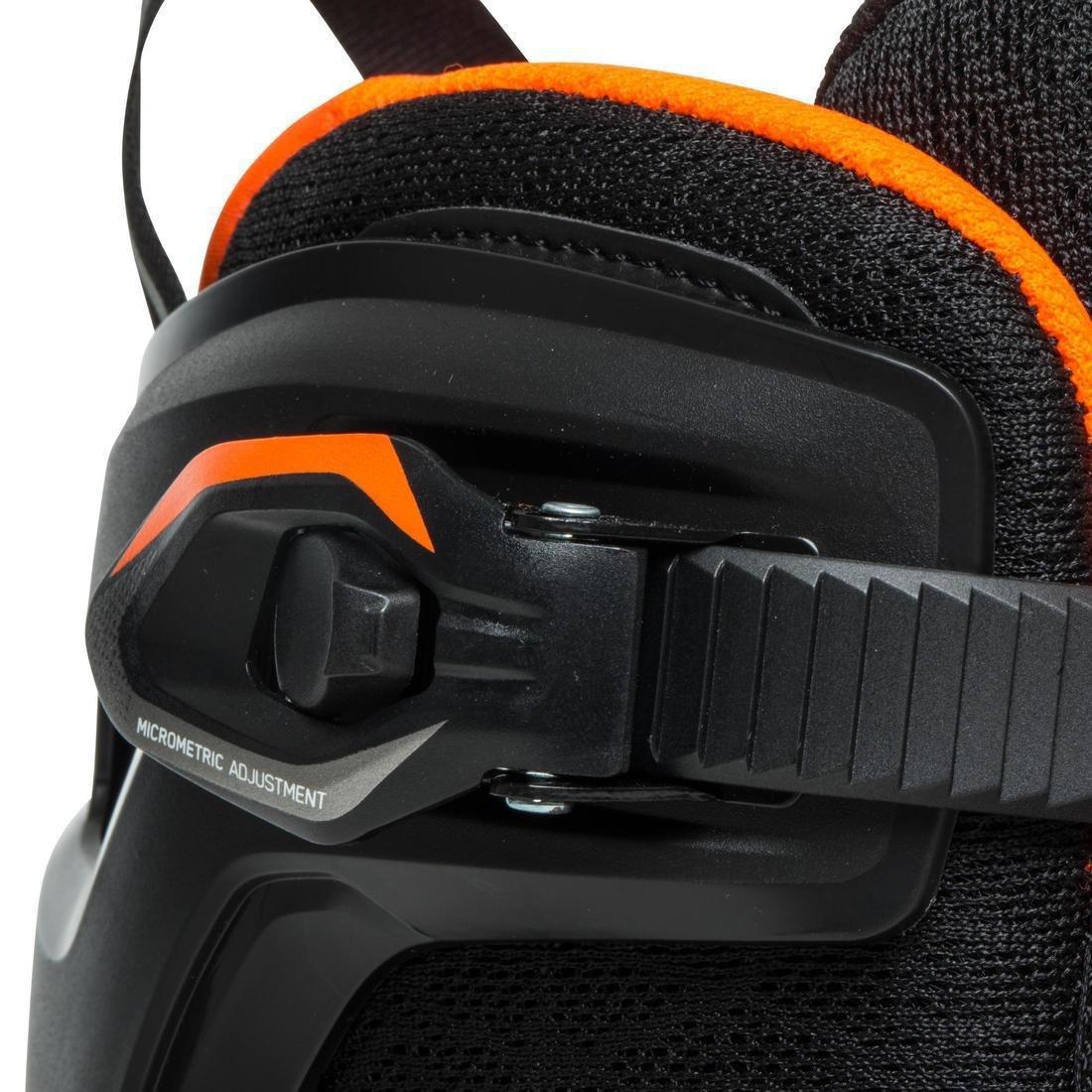 EU 45  FIT500 Inline Fitness Skates, Fluo Blood Orange, No Color, large image number 8