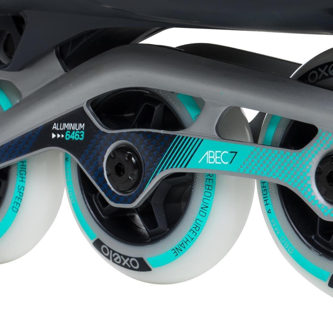 EU 41  FIT500 Women's Inline Fitness Skates - Peppermint, Mint Green, No Color, large image number 13