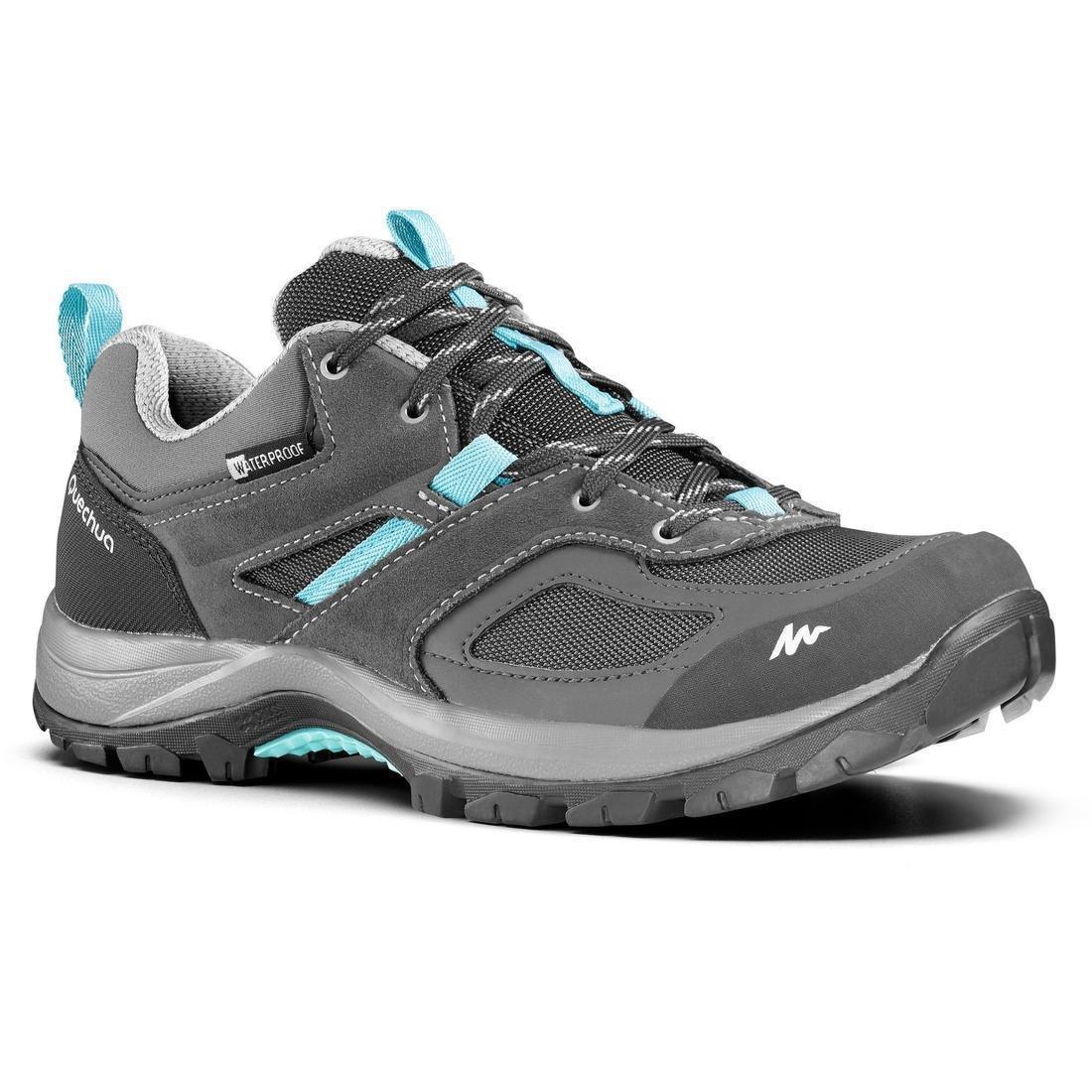EU 37  Women's Waterproof Walking Shoes, Green Grey, No Color, large image number 0
