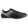KIPSTA - حذاء كرة قدم مرن للكبار برقبة أجيليتي 100 ايه جي \ إف جي، لون أسود، مقاس 40 أوروبي