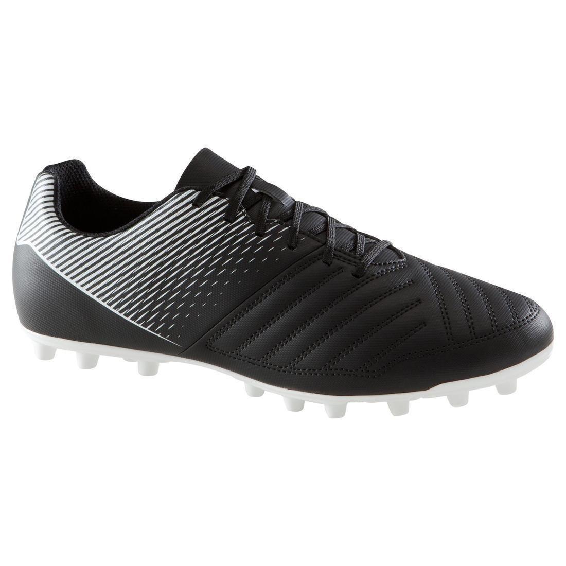 EU 45  Adult Dry Pitch Football Boots Agility 100 AG/FG - Black, , large image number 0