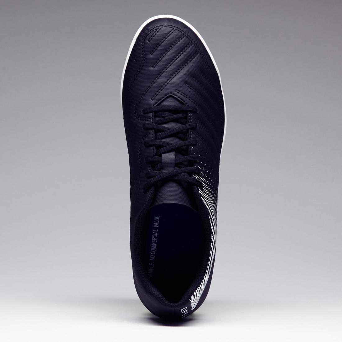 EU 44  Adult Hard Ground Football Boots Agility 100 TF - Black/White, , large image number 4