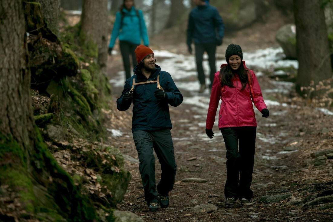 Women Warm Waterproof Snow Hiking Jacket - Sh100 Warm, Purple, No Color, large image number 6