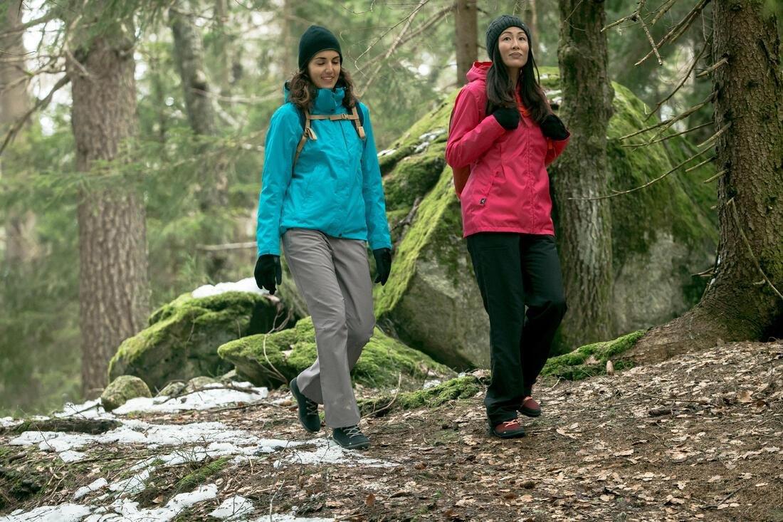 Women Warm Waterproof Snow Hiking Jacket - Sh100 Warm, Purple, No Color, large image number 7