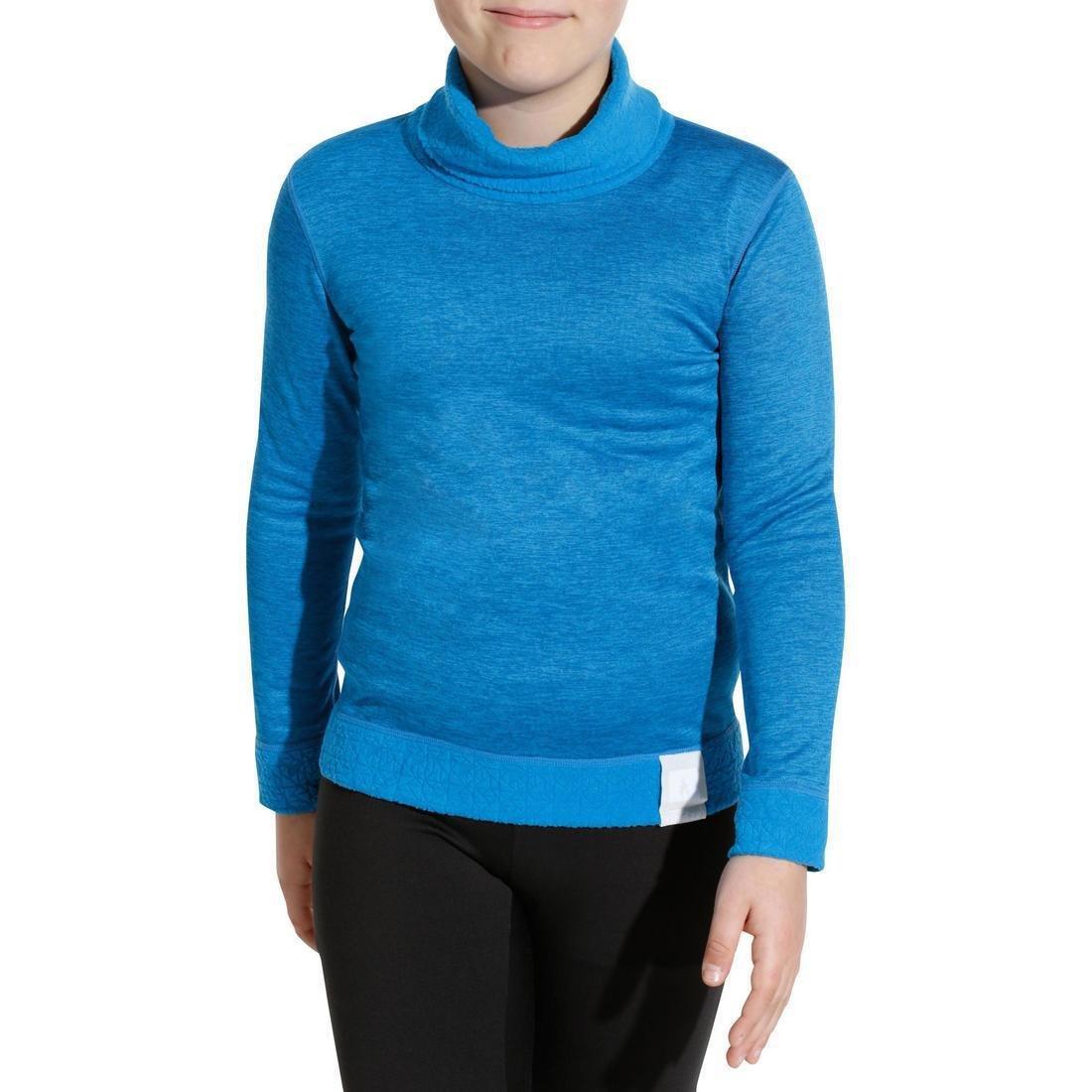 4-5Y Kids' Base Layer Ski Top 2WARM, Electric Blue, , large image number 3