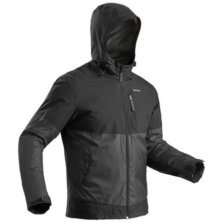 QUECHUA - M Men's Waterproof Winter Hiking Jacket - Sh100 X-Warm -10C, Grey