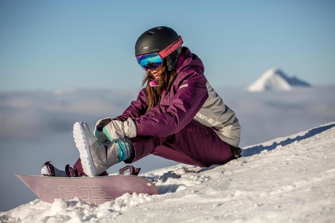 Extra Large  WOMEN'S FREE 300 TURQUOISE SNOWBOARD/SKI TROUSERS, Aquamarine, No Color, large image number 3