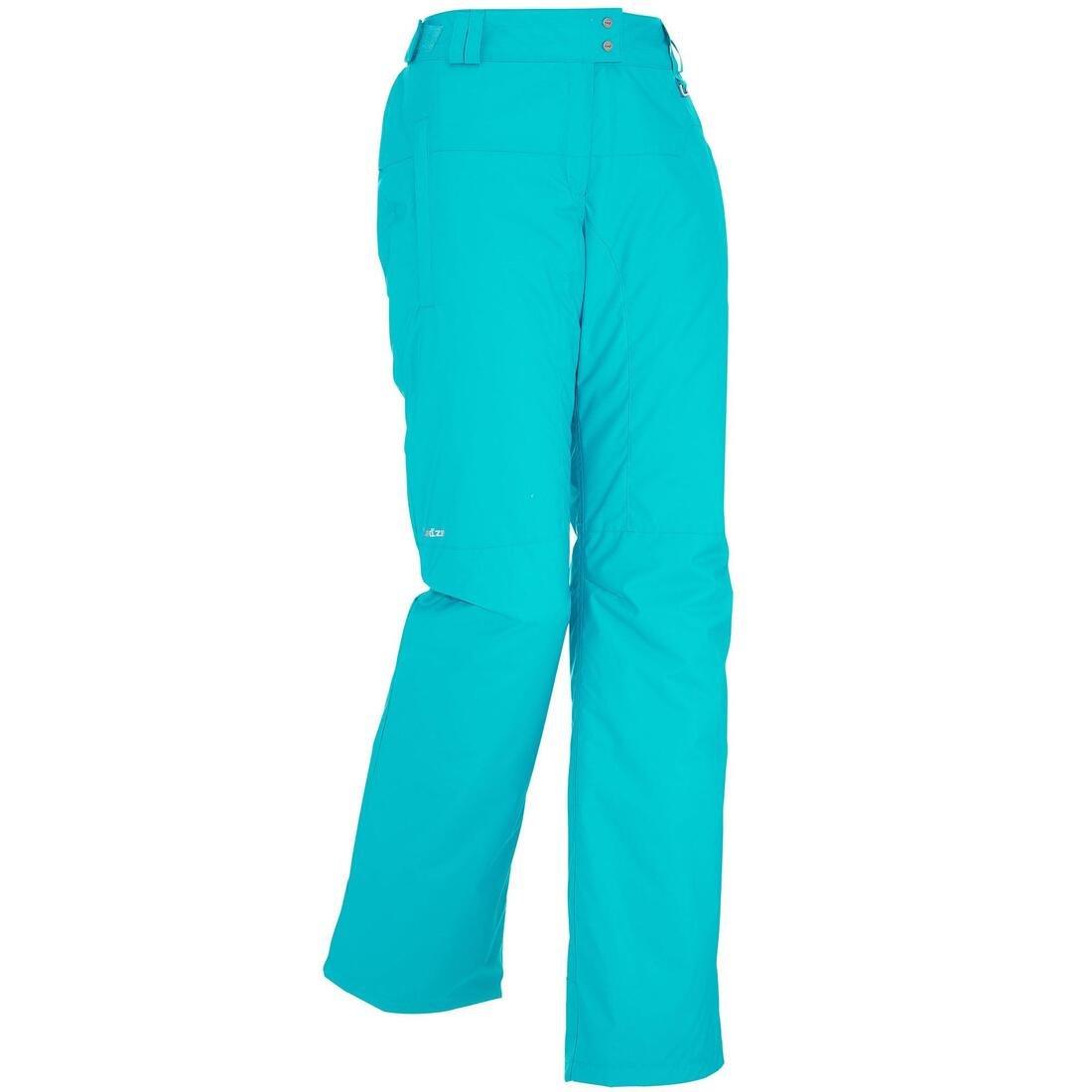 Extra Large  WOMEN'S FREE 300 TURQUOISE SNOWBOARD/SKI TROUSERS, Aquamarine, No Color, large image number 6