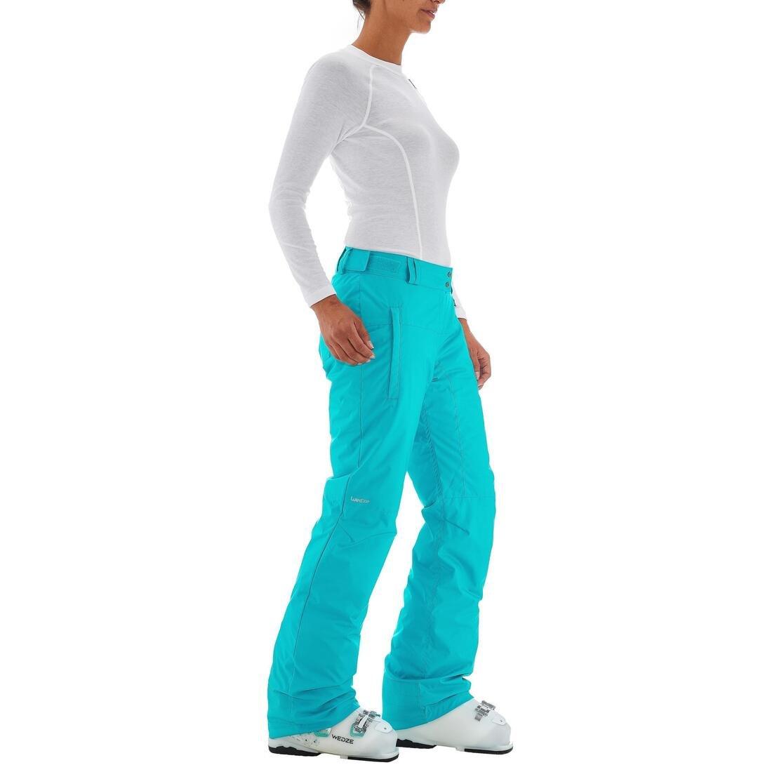 Extra Large  WOMEN'S FREE 300 TURQUOISE SNOWBOARD/SKI TROUSERS, Aquamarine, No Color, large image number 8