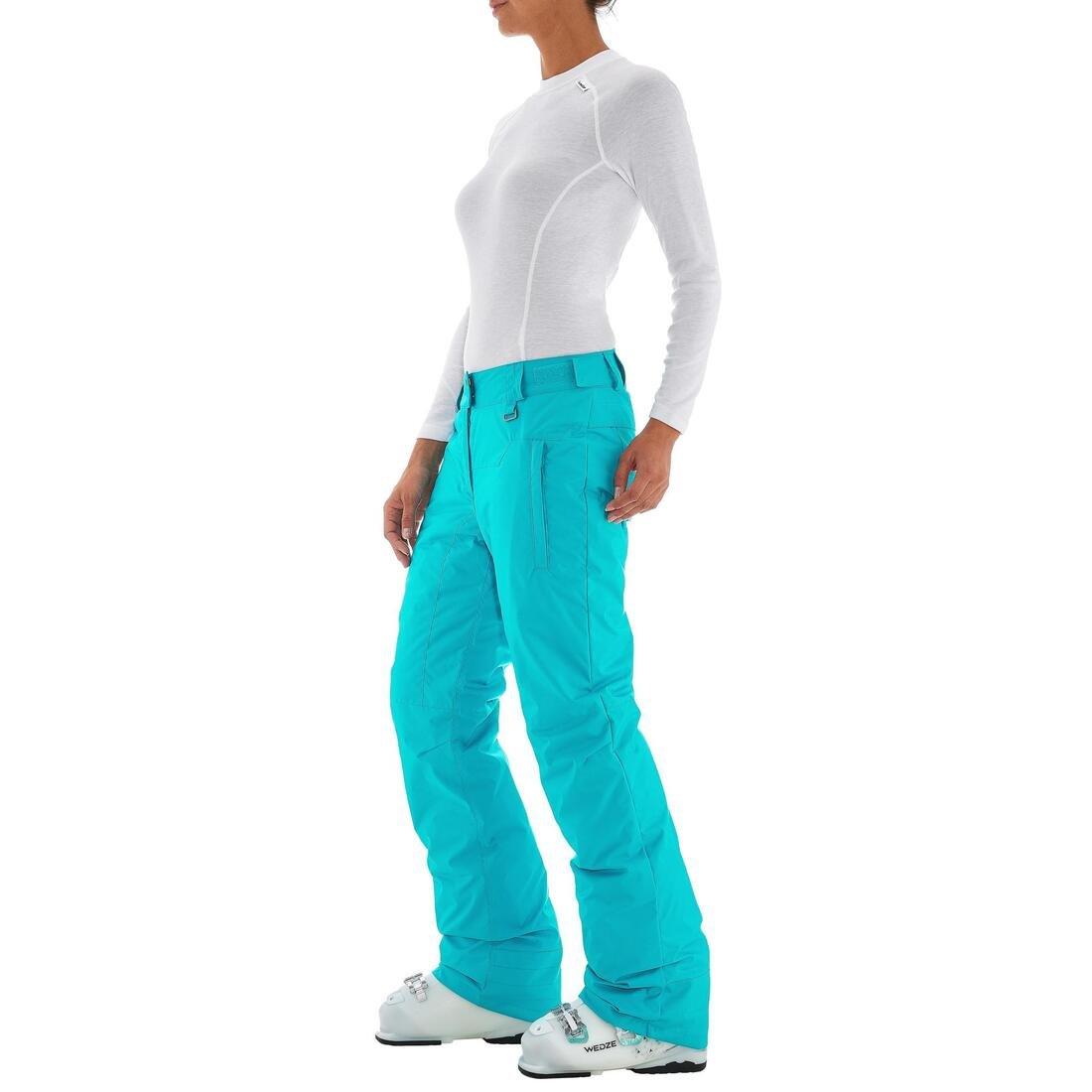 Extra Large  WOMEN'S FREE 300 TURQUOISE SNOWBOARD/SKI TROUSERS, Aquamarine, No Color, large image number 10