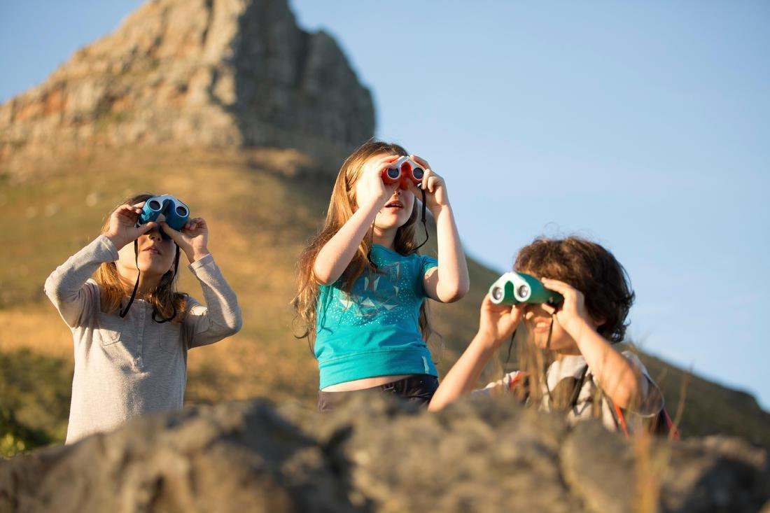 Kids' Outdoor Binoculars x6 Magnification, Fluo Orange, , large image number 9