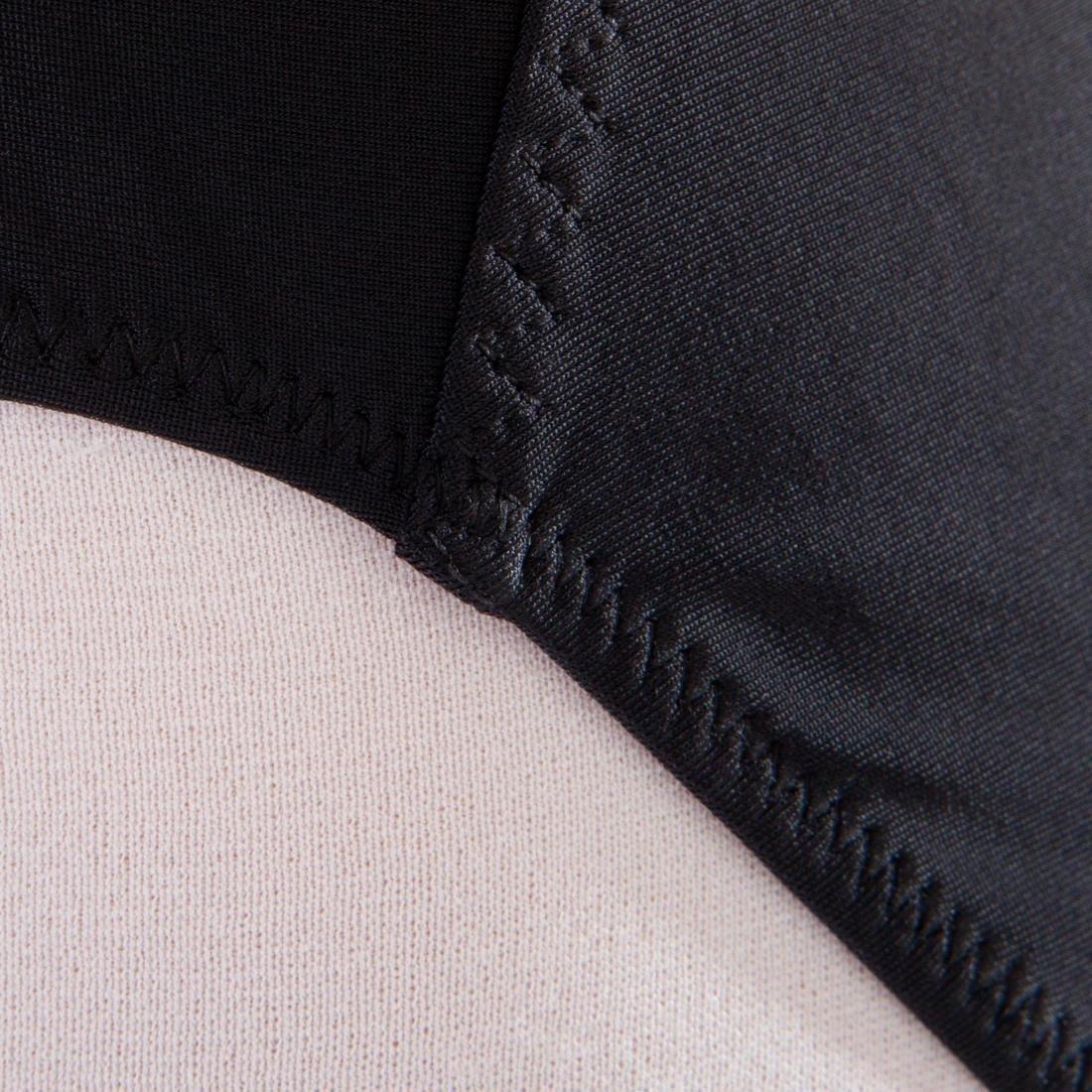 10-11Y  Girls' Short-Sleeved Ballet Leotard, Black, No Color, large image number 2