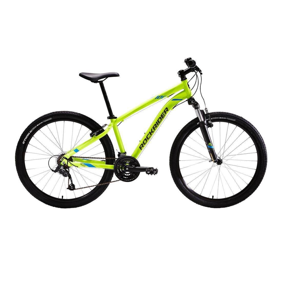 L - 175-184cm  27.5 Mountain Bike ST 100, Fluo Lime Yellow, No Color, large image number 0