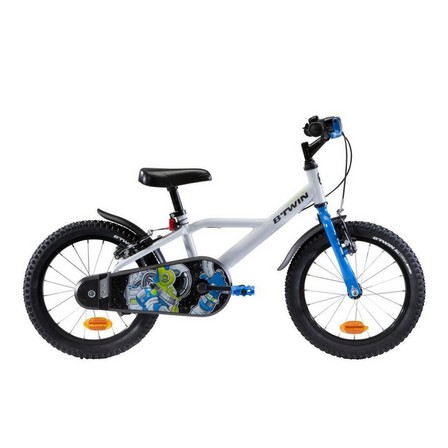 BTWIN - 500 Kids' Bike 4.5-6 16 - Astronaut, Pale Grey